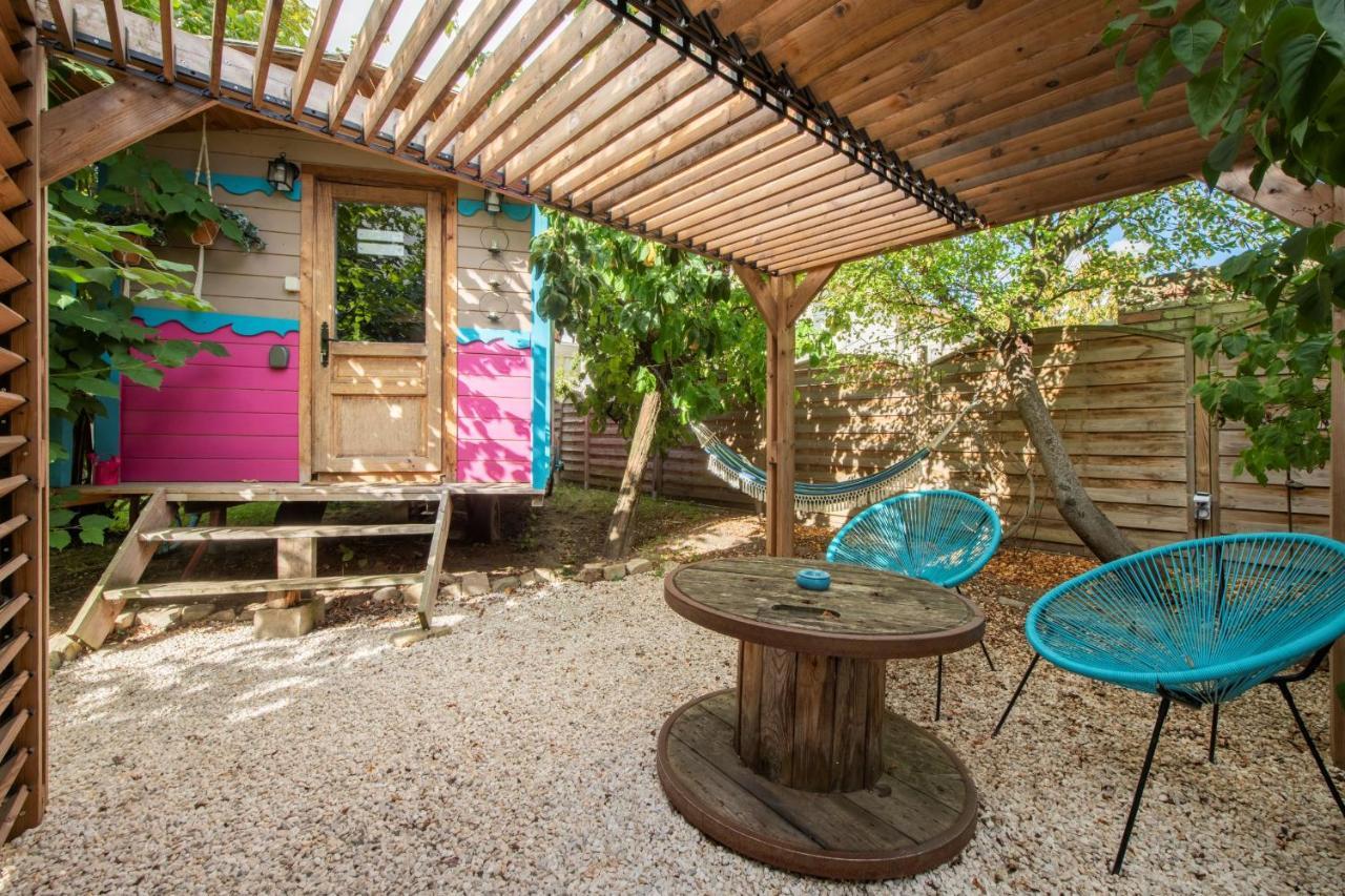 Roulotte Insolite Avec Terrasse Proche Paris Нуазі-ле-Гран Екстер'єр фото